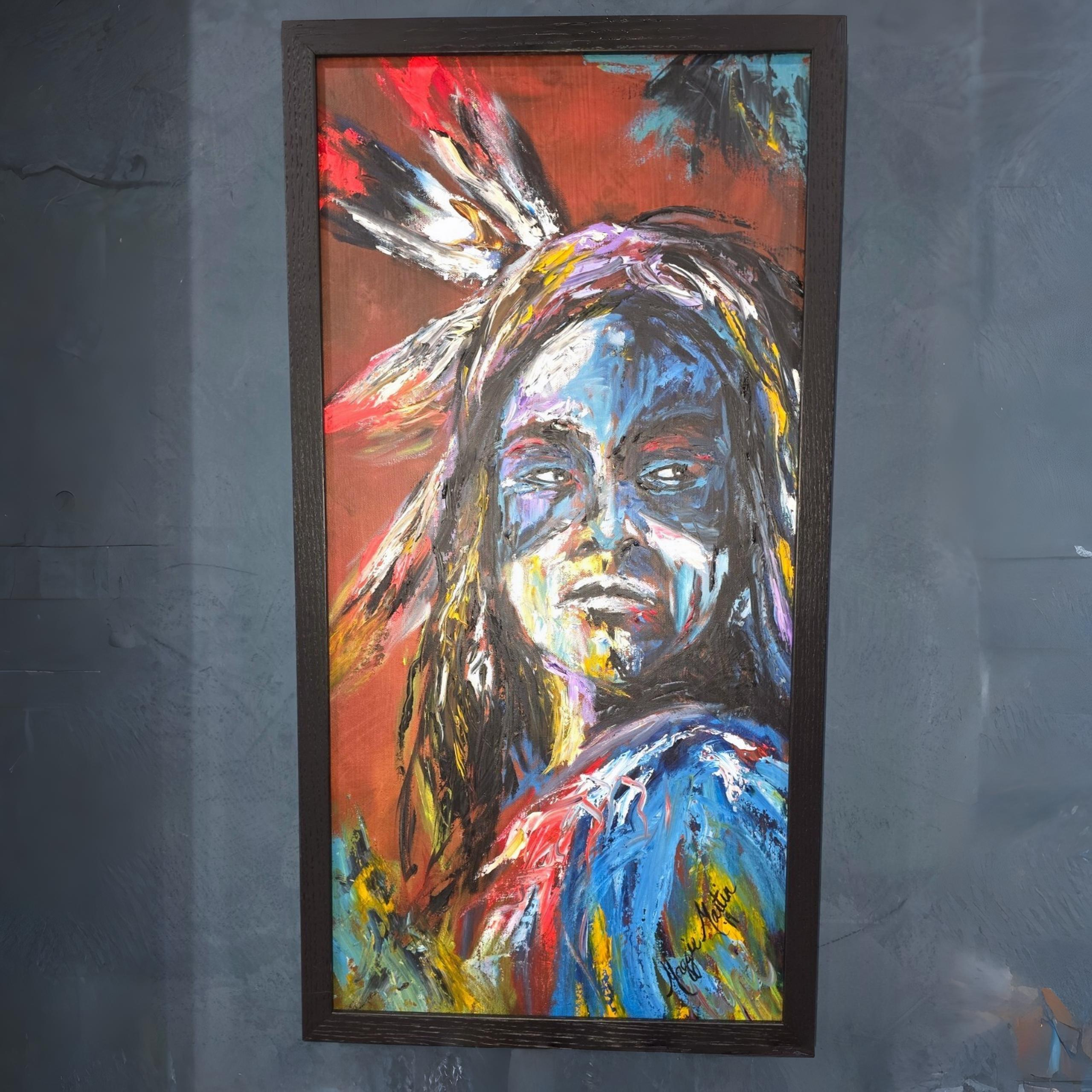 Warrior's Hue (18x24)